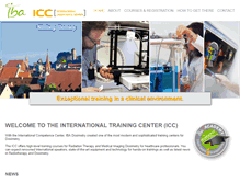 Tablet Screenshot of icc-ibadosimetry.com